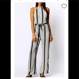 ETHEREAL BY PAPER CRANE S Striped Jumpsuit